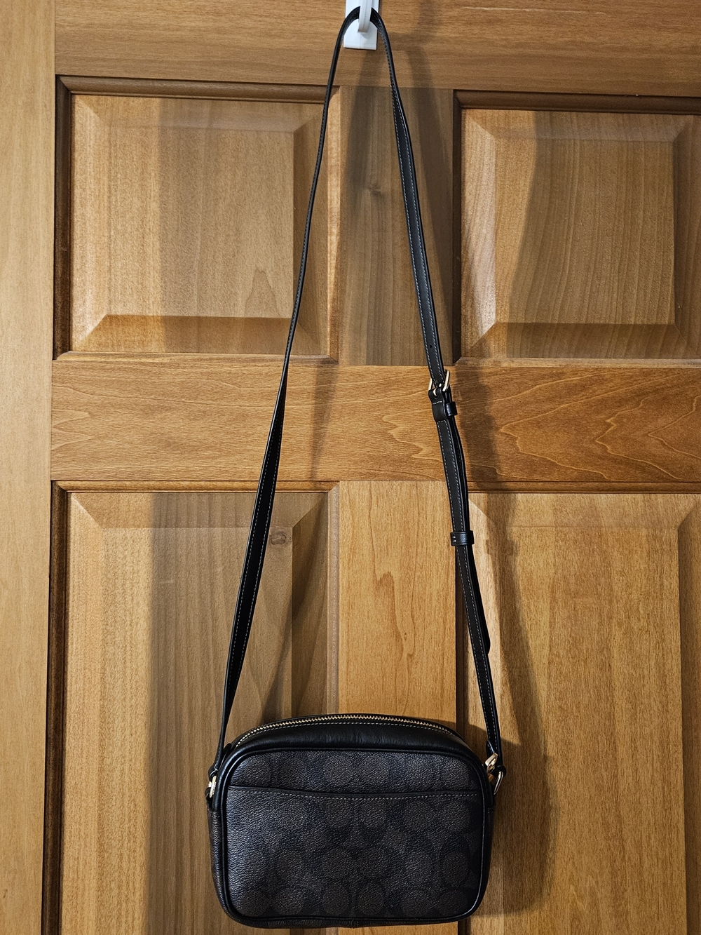 Coach Black Signature Small Crossbody Bag - Picture 2 of 8